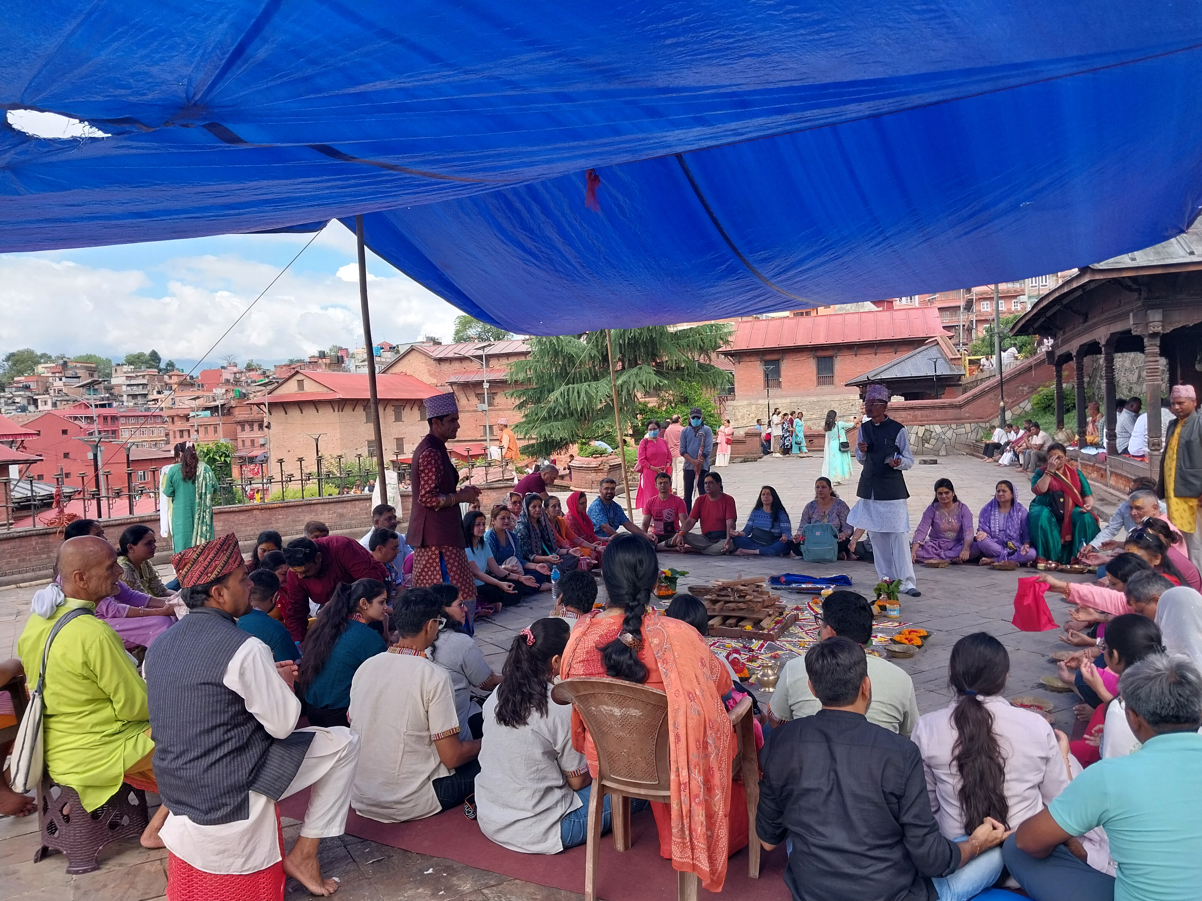 Rudrabhishek puja ceremony