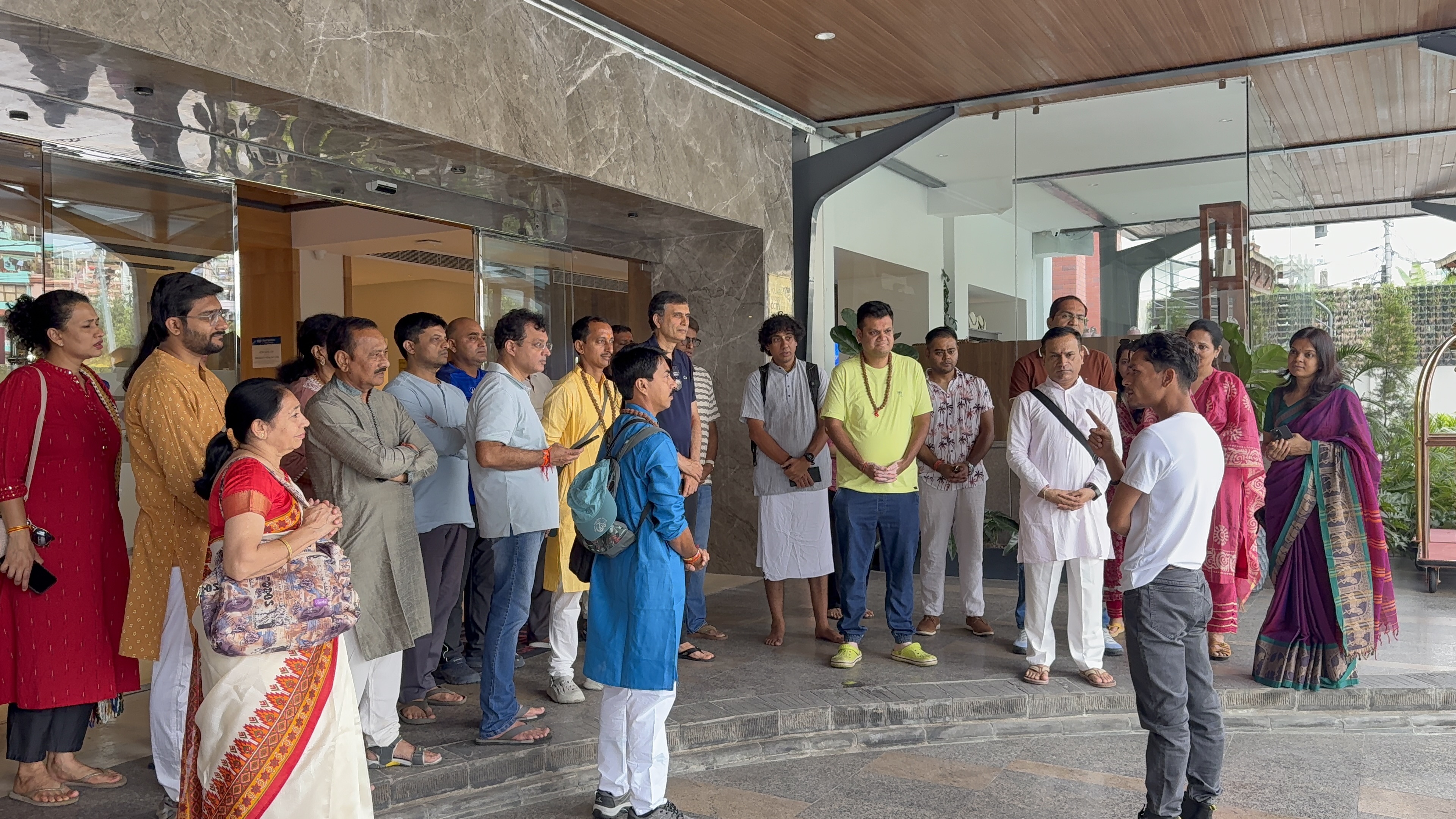 Sankalp ceremony before the China border crossing