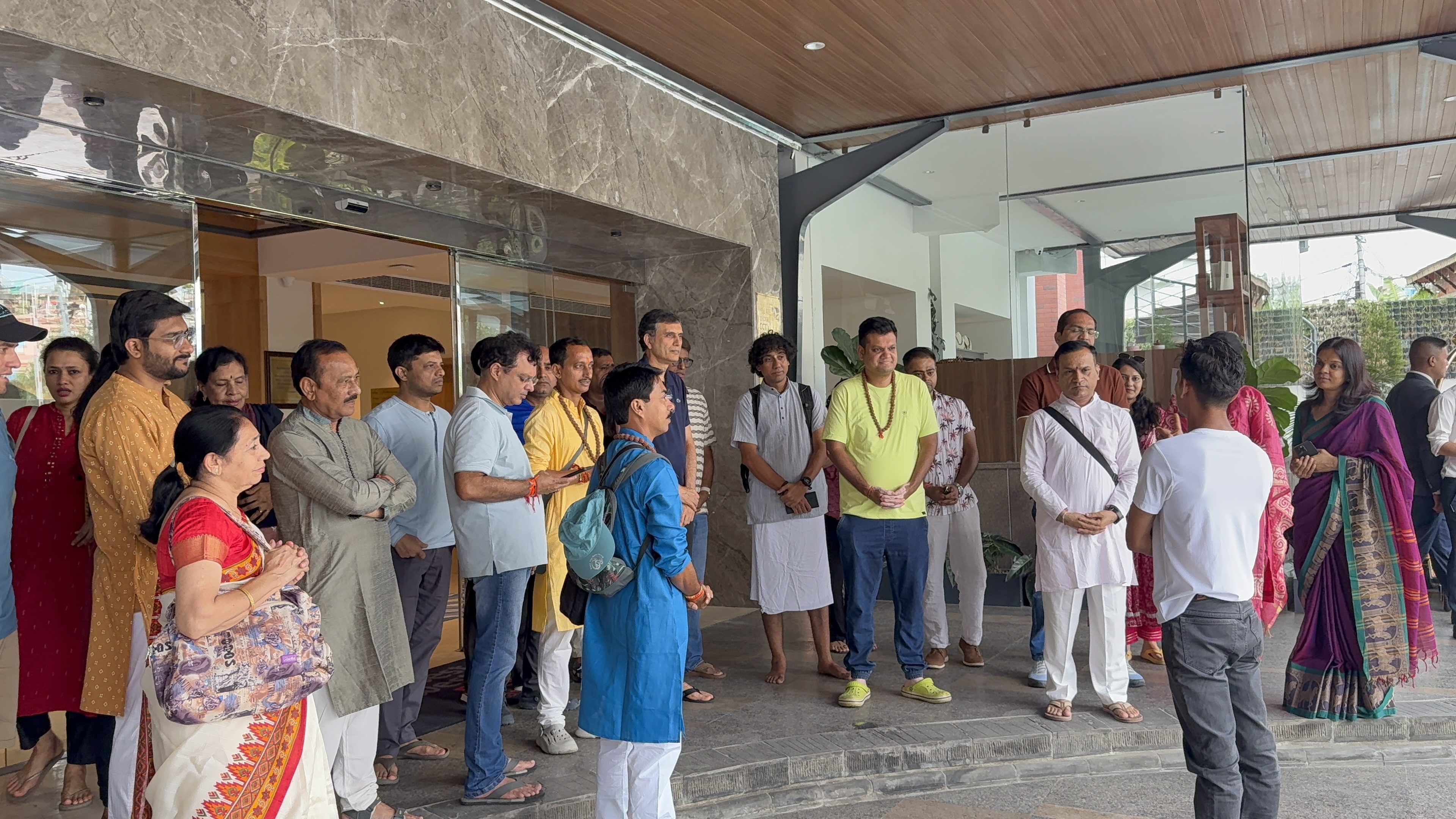 Sankalp ceremony before the China border crossing