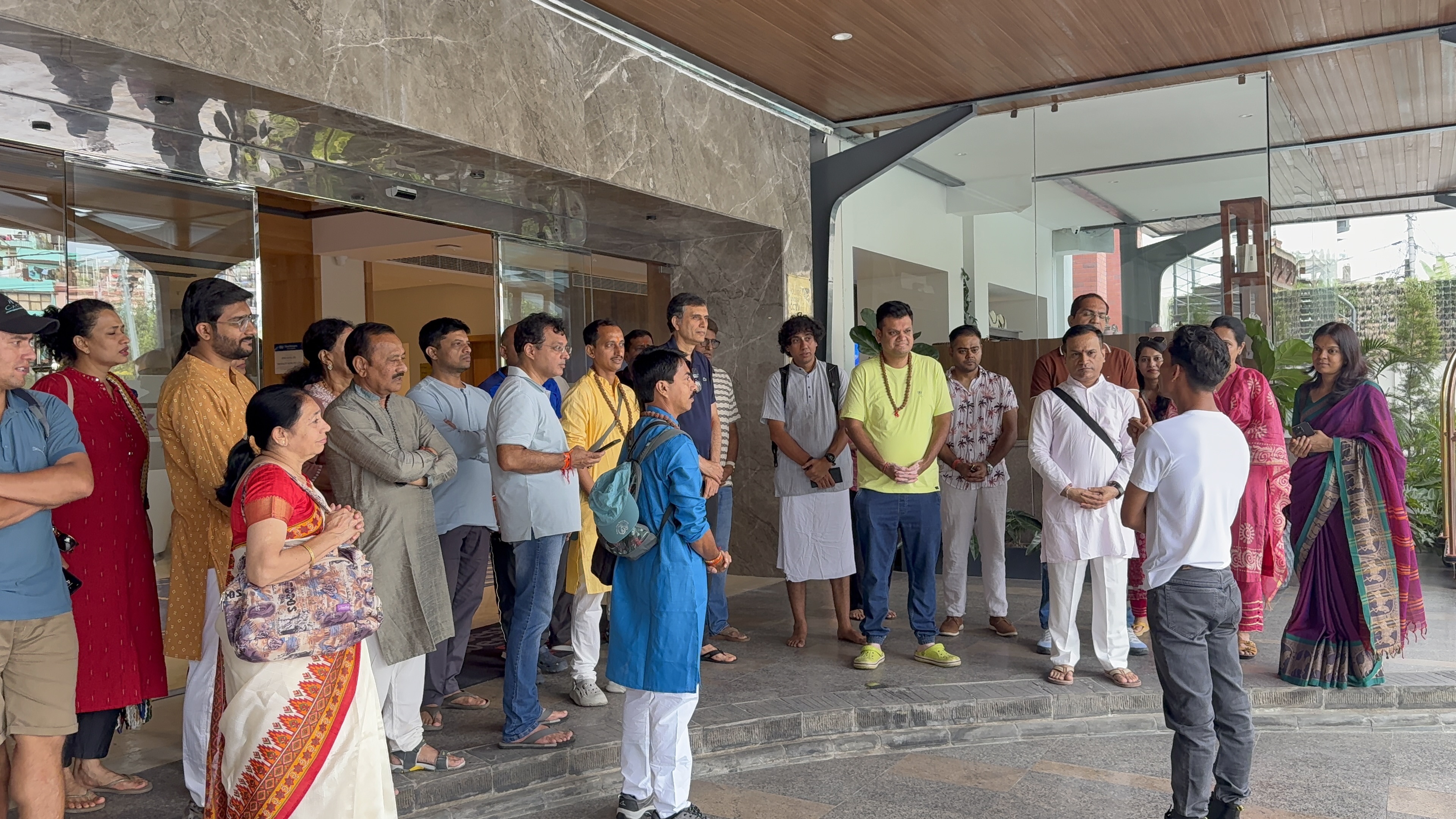 Sankalp ceremony before the China border crossing