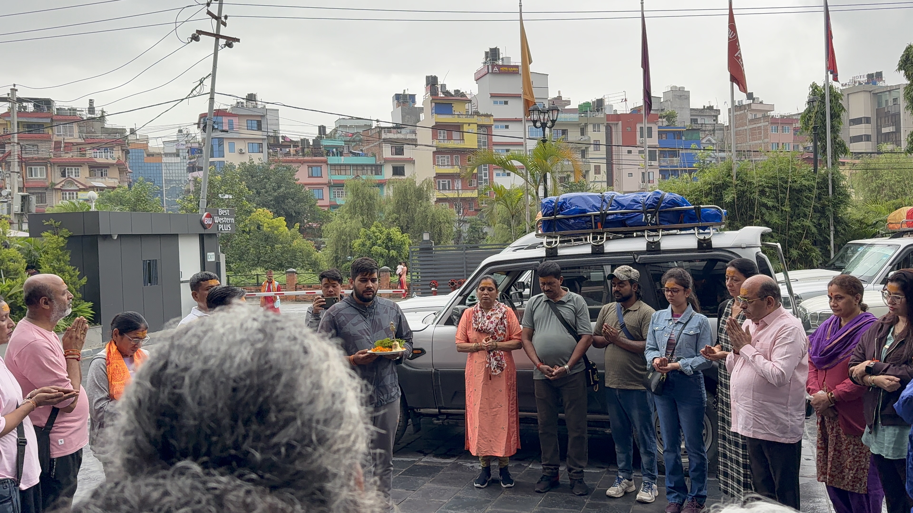 Sankalp ceremony before the China border crossing