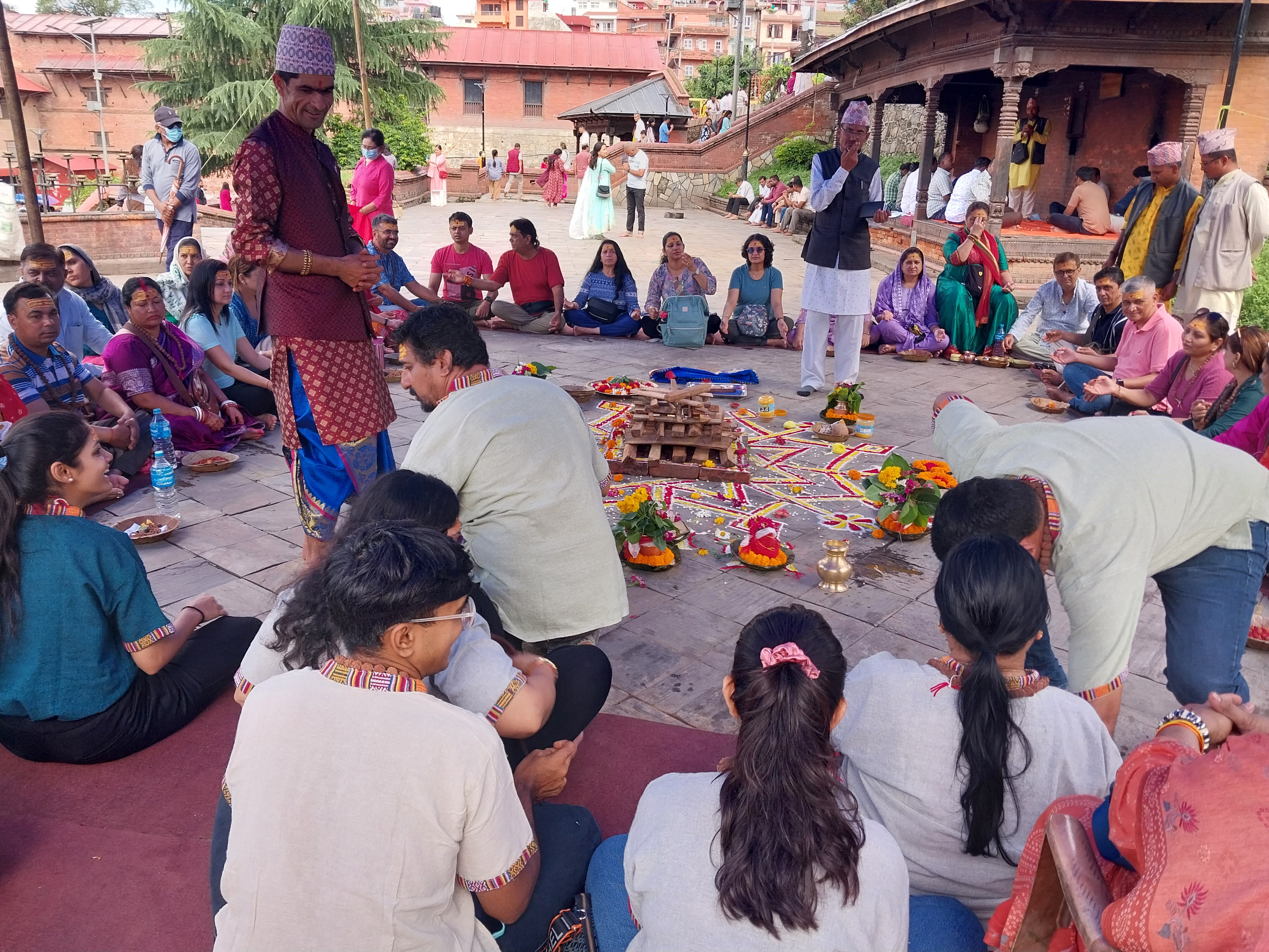 Rudrabhishek puja ceremony